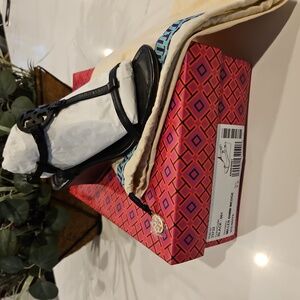 Tory Burch New black Wedge sandals